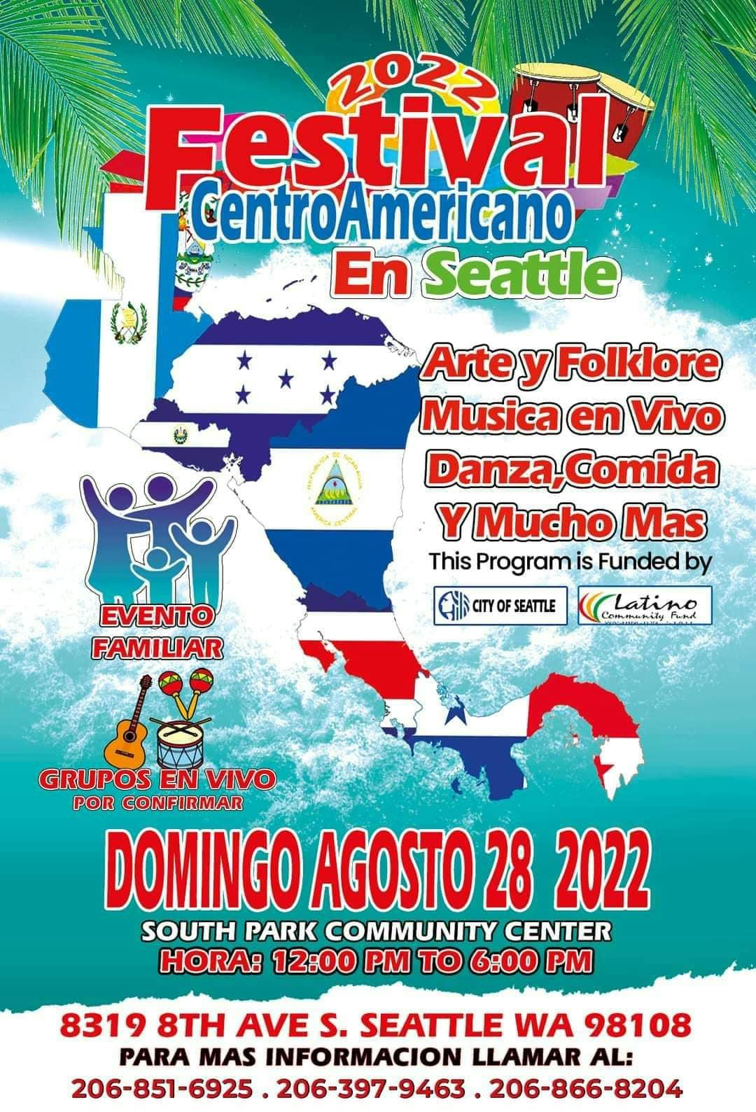 Poster for Central American Festival 2022